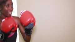 FBB Vs Slender Girl Boxing