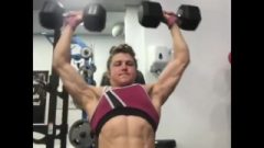 Teen Muscle Girl Emily Brand Biceps Workout And Flexing