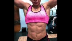 Fbb Pumping And Flexing Her Enormous Arms