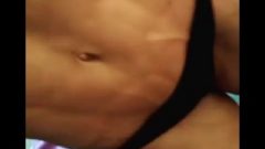 Muscle Slut Abs And Quads Close Up