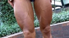 Nicole Ball Bodybuilder With Good Legs And Feet